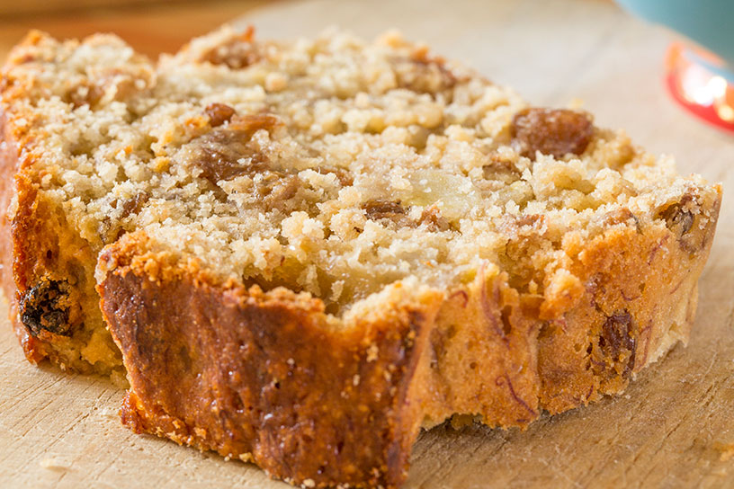 Een plakje bananencake